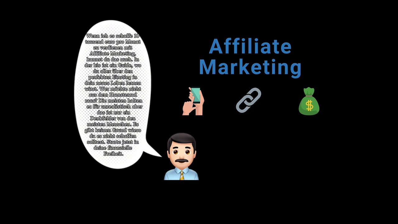 So wird dir erklärt wie du 10k pro monat machst für nur 47,99€! Starte jetzt! Affiliate marketing………