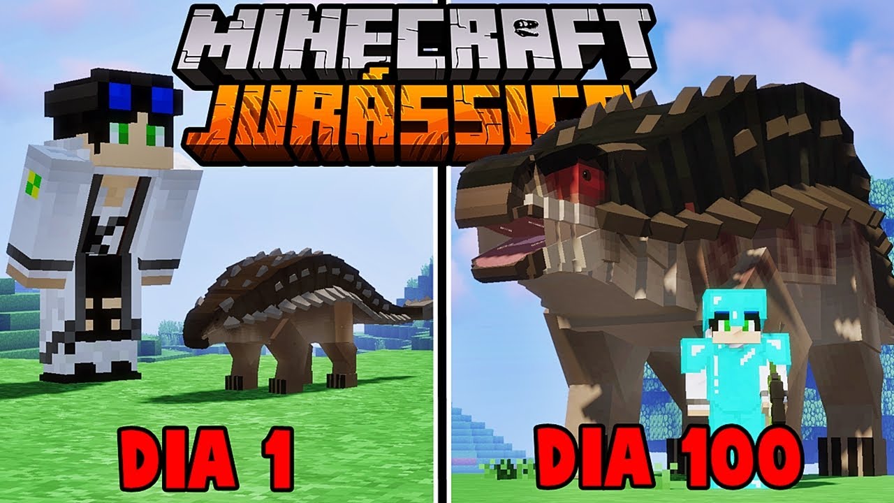 SOBREVIVI 100 Dias em um MUNDO cheio de DINOSSAUROS - O FILME #5