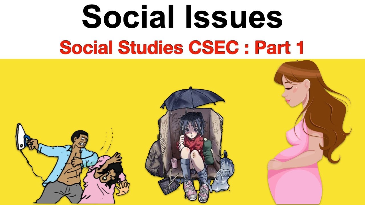 SOCIAL ISSUES PART 1 | CSEC SOCIAL STUDIES LESSON # 1  |  SKEITHER EDUCATIONAL  CHANNEL