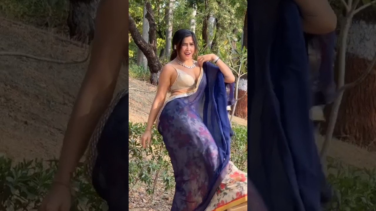 Sofia Ansari New sadhi dance 😘! Sofia hot viral video! #sofiaansari #short #shorts #ytshorts #viral