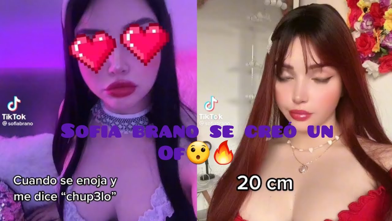 Sofia brano reveló que tiene only fans😯😳🔥/tik tok picante❤🥵