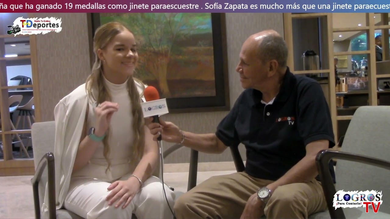 Sofia Zapata Meneses, Campeona en la Categoría Para Ecuestre Grado V Oro - Periodista de inclusión