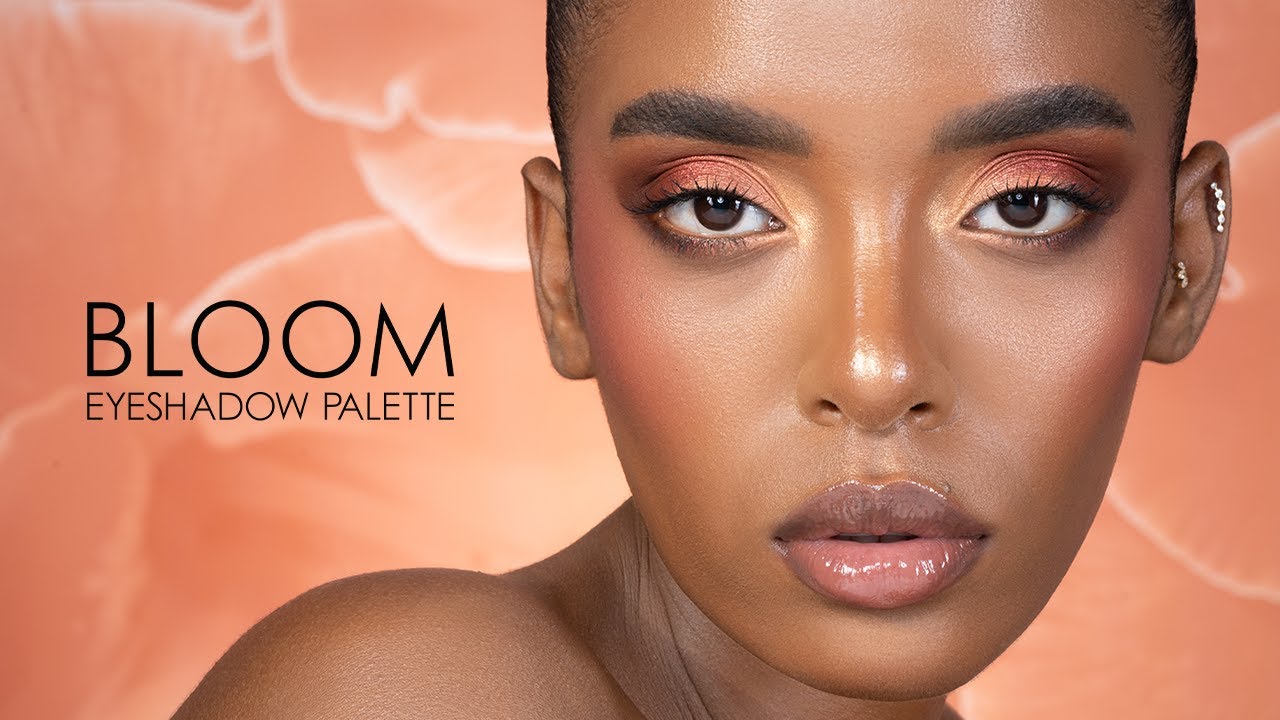 Soft Peach Glam ft. BLOOM EYESHADOW PALETTE | Natasha Denona Makeup