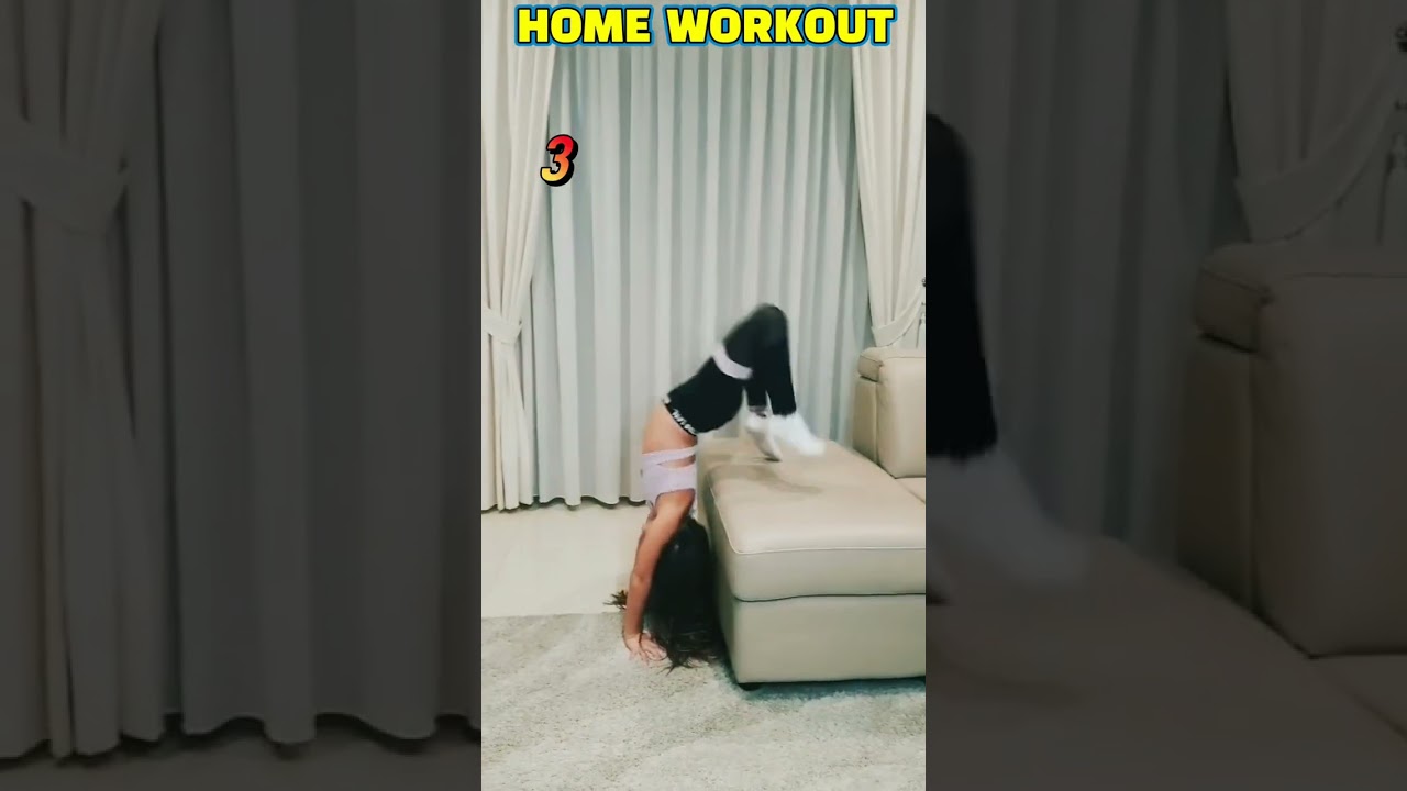 SOFY HOME WORKOUT!   Provo 3 esercizi facili di ginnastica artistica per allenarsi a casa😉 #shorts