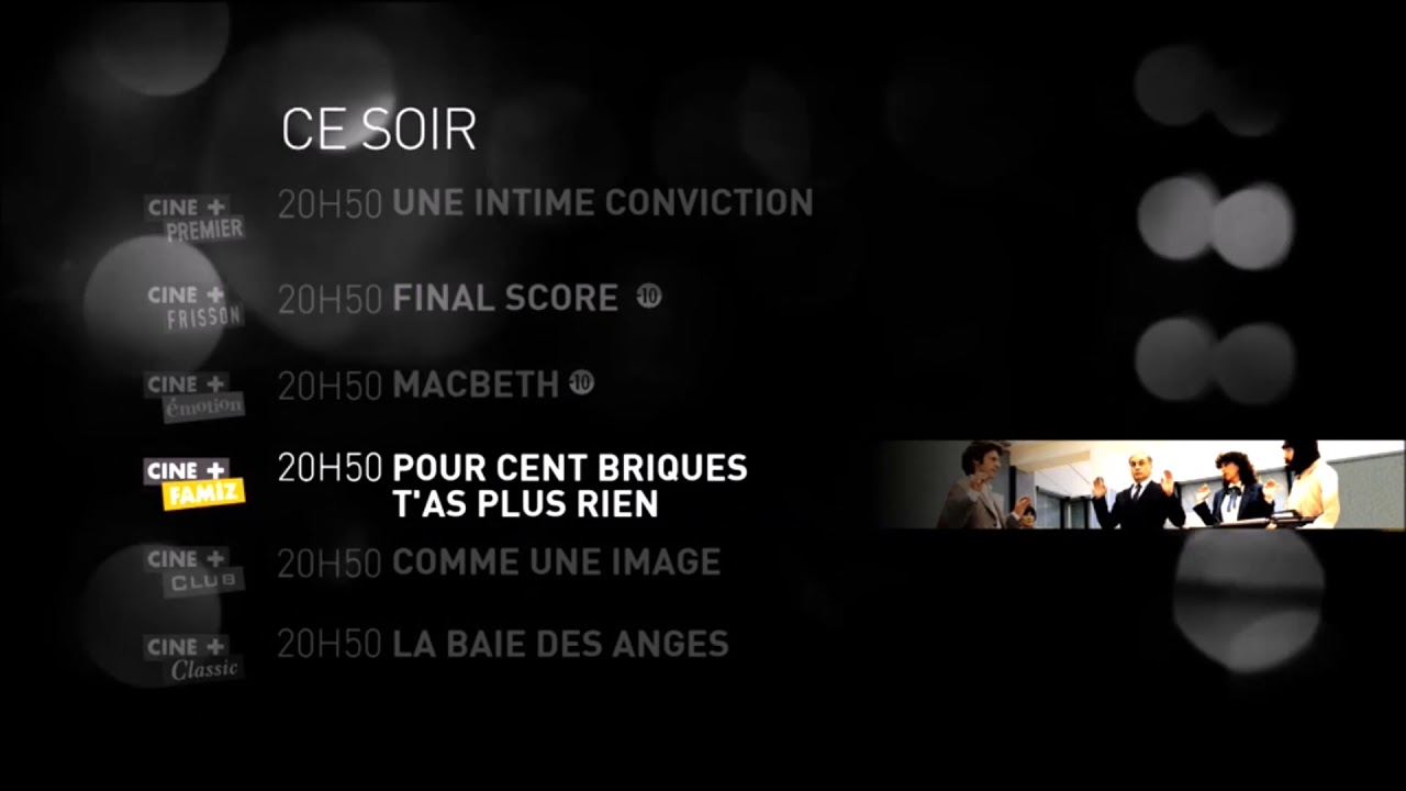 Soirée Groupe Ciné+ - 21 Janvier 2021