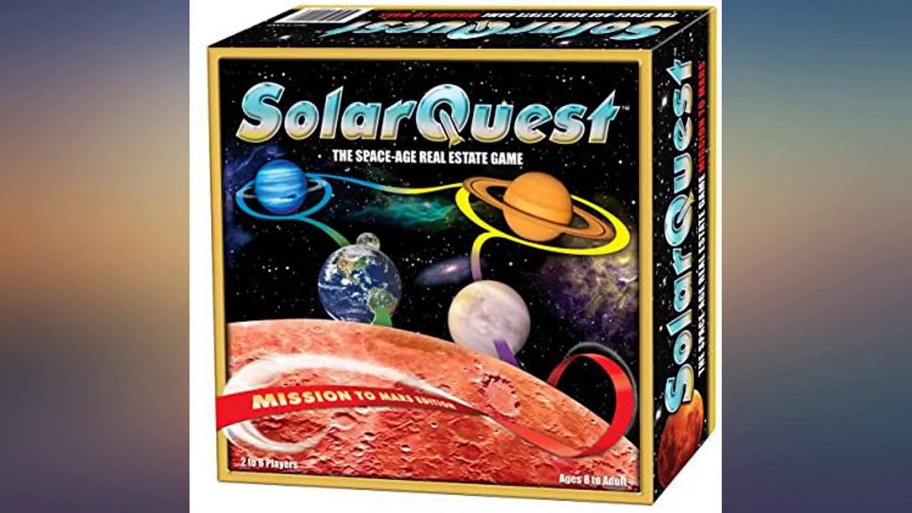 SolarQuest The Space-Age Real Estate Game: Mission to Mars Edition - Space review