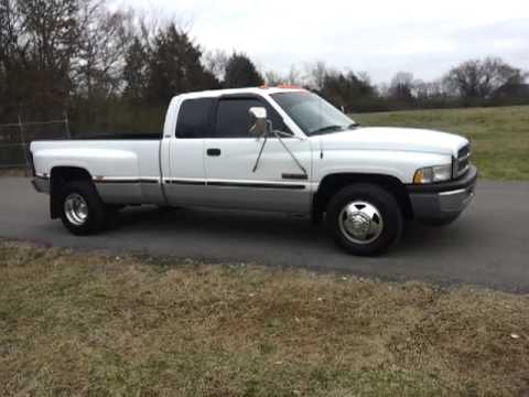 sold..1999 DODGE RAM SLT 3500 QUAD CAB 4X2 CUMMINGS DIESEL DUALLY CALL 888-653-8056