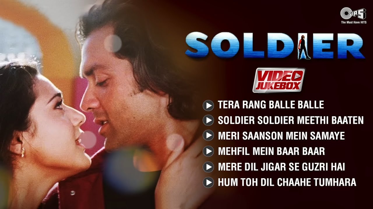 Soldier Full Album Song | Bobby Deol | Preity Zinta | Soldier (1998) | Video Jukebox All Movie Songs