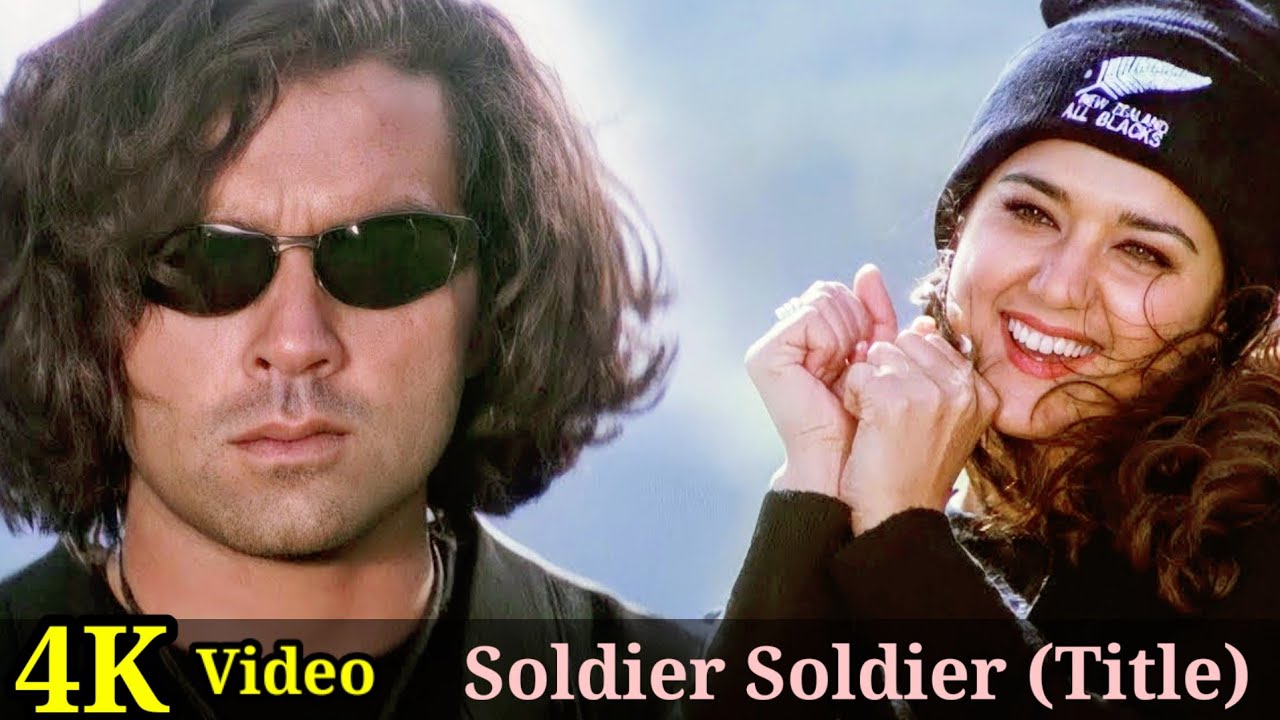 Soldier Soldier (Title) 4K Video Song | Bobby Deol, Preity Zinta, Alka Yagnik, Kumar Sanu HD