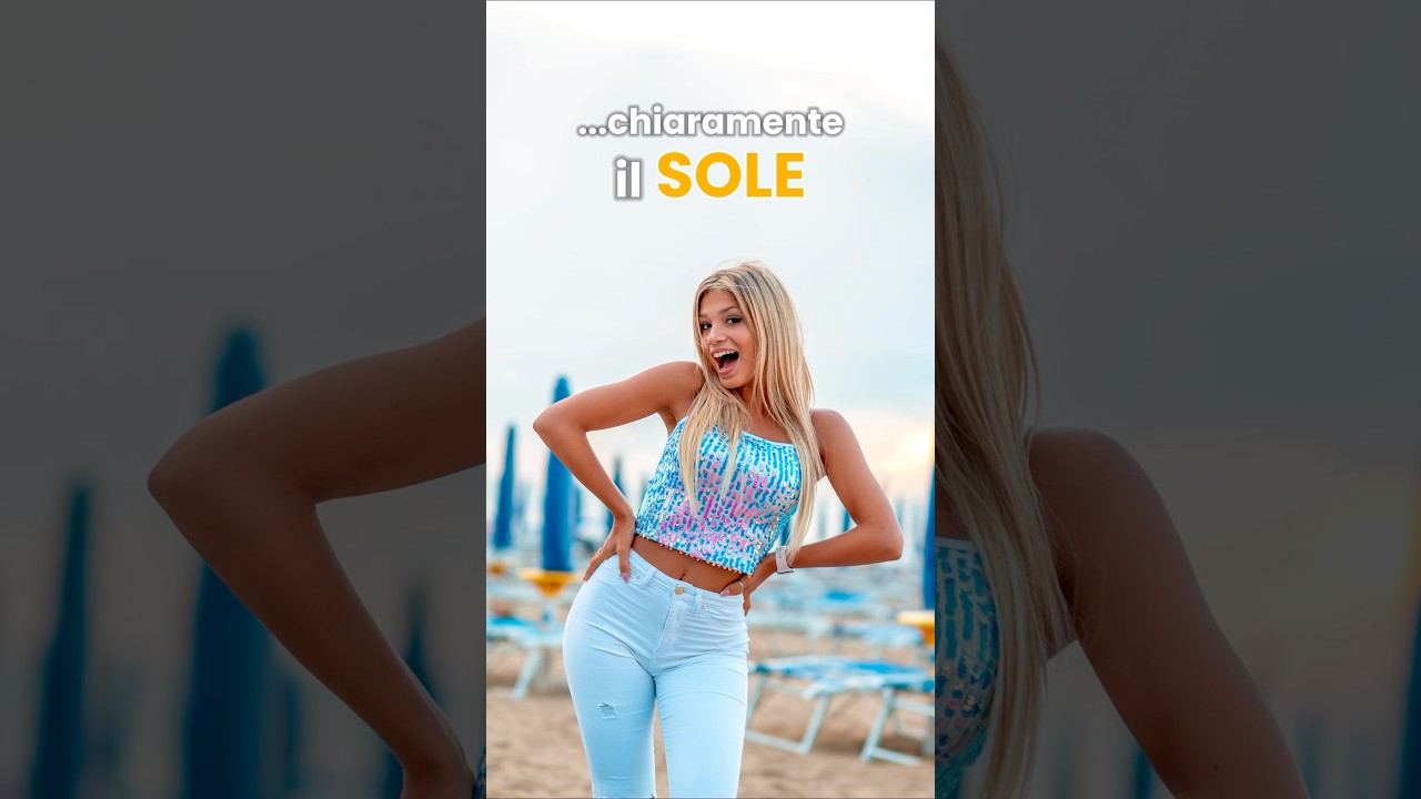 Sole o Luna ? 🌞🌚 TU cosa sei? Commenta! trend con Alice de Bortoli 👀 shooting from TikTok #Shorts