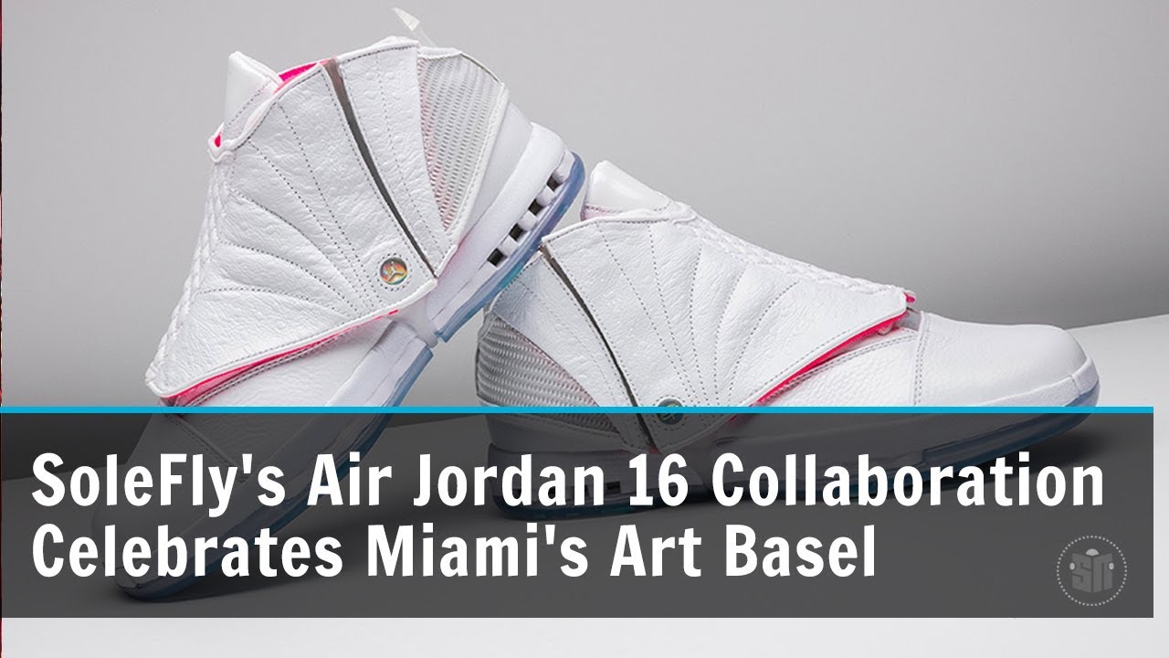SoleFly's Air Jordan 16 Collaboration Celebrates Miami's Art Basel