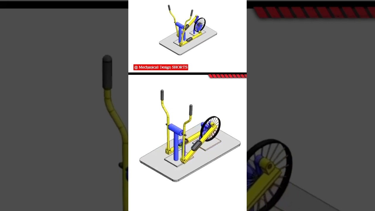 Solidworks 🗯 Exercise machine animation 🤩