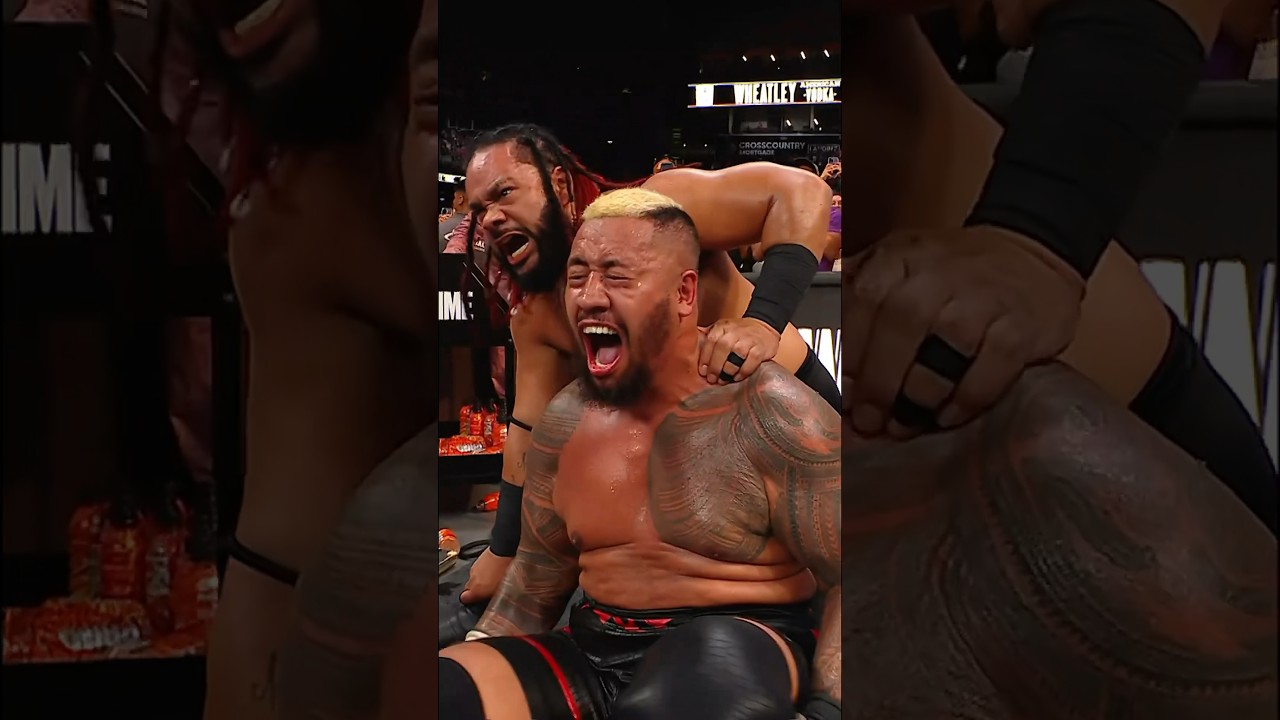 Solo Sikoa was NOT expecting Roman Reigns to return at #SummerSlam 😳