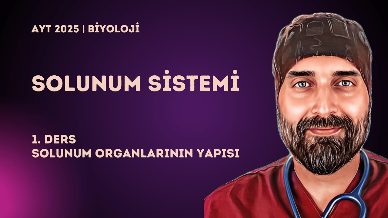 Solunum Sistemi | 1. Ders Solunum Organlarının Yapısı | 2025 - YKS