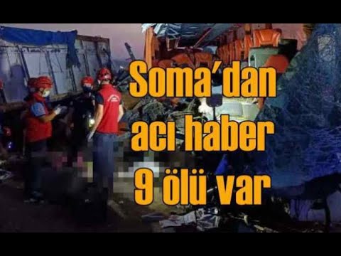 Soma'da feci trafik kazası!!!