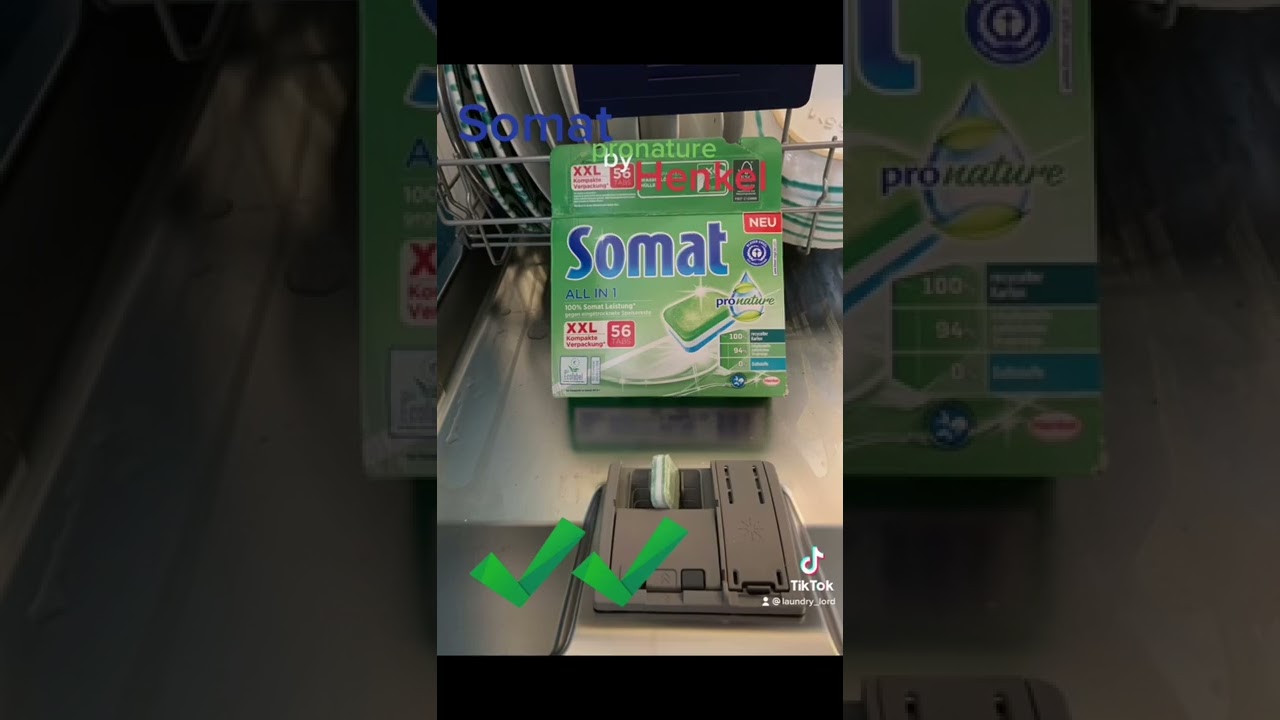 Somat pronature Tab Eco 50 Siemens dishwasher Henkel at Laundry Lord