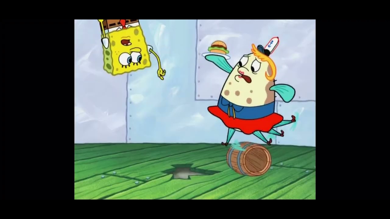 Some SpongeBob season 7 moments but it’s just the slapstick