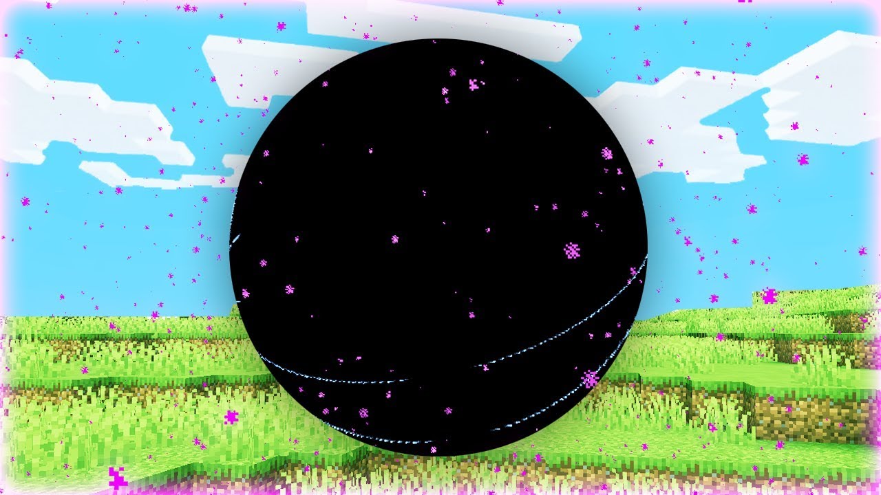 Someone made a BLACK HOLE in Minecraft!