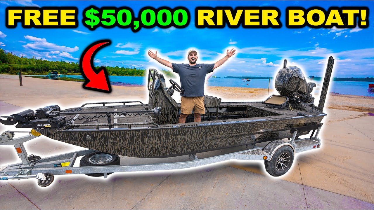 Someone sent me a $50,000 BOAT for the RIVER and we CRASHED IT!!!