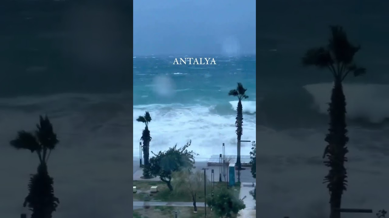 Son Dakika ! Antalya’da Yağmur ve Fırtına #shorts #antalya #fırtınalar #sondakikahaberleri
