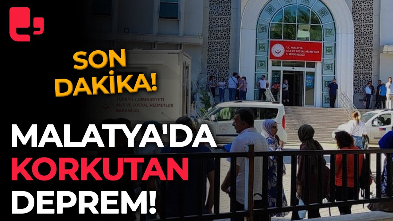 Son Dakika! Malatya'da korkutan deprem!