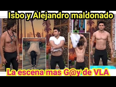 son novios? Isbo y Alejandro Maldonado haciendo yoga semidesnudos
