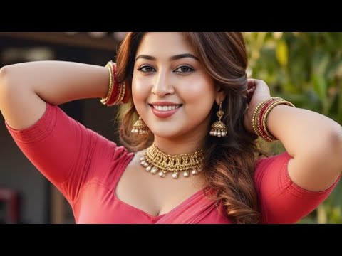 Sonarika Bhadoria in Saree | Village Hot Photoshoot | Traditional Desi Look | Indian Actress |Ai Art