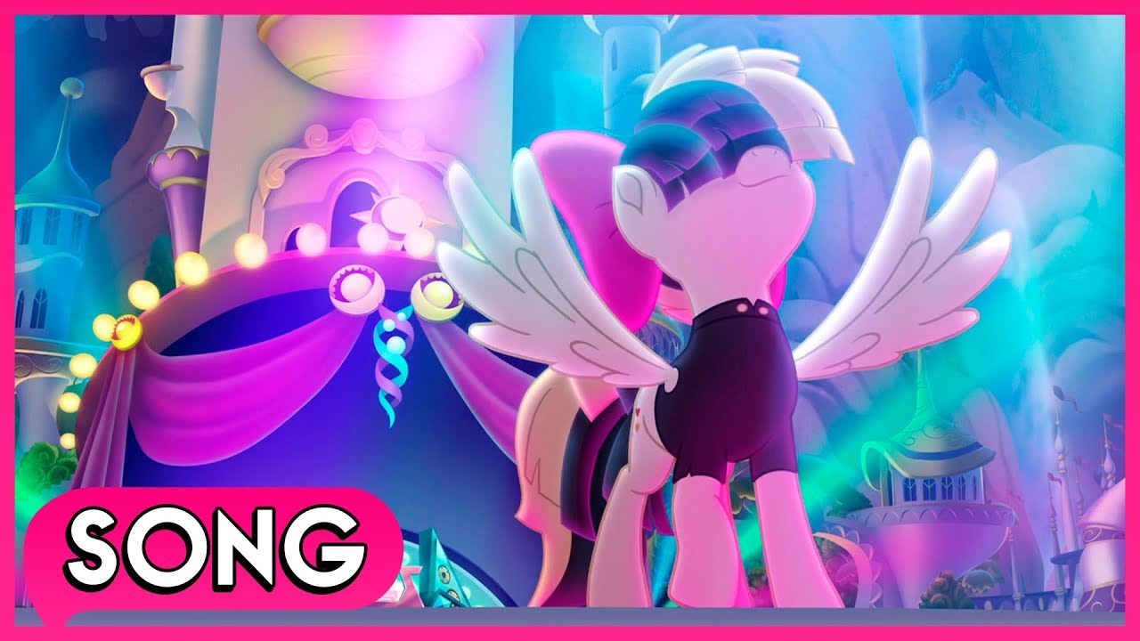 Songbird Serenade performs ''Rainbow'' (Full Scene/Credits) - My Little Pony: The Movie [HD]