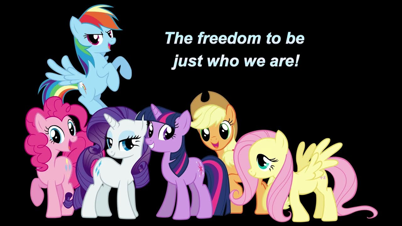 Sonic & Mane Six Sing: Freedom To Be (Sonic & MLP Crossover)