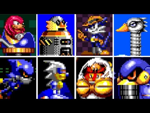 Sonic 1, 2, Chaos, Triple Trouble & Blast - All Bosses (No Damage) + Good Endings