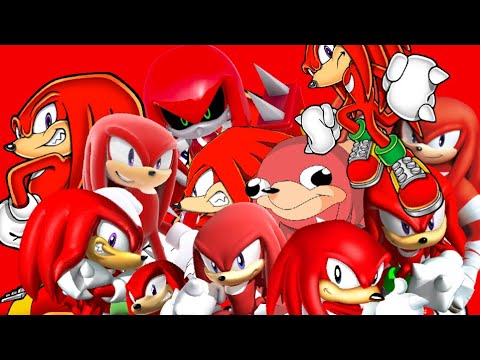 Sonic 3 Air Mod:Knuckles,Knuckles, & Knuckles RE;chuckled & Knuckles