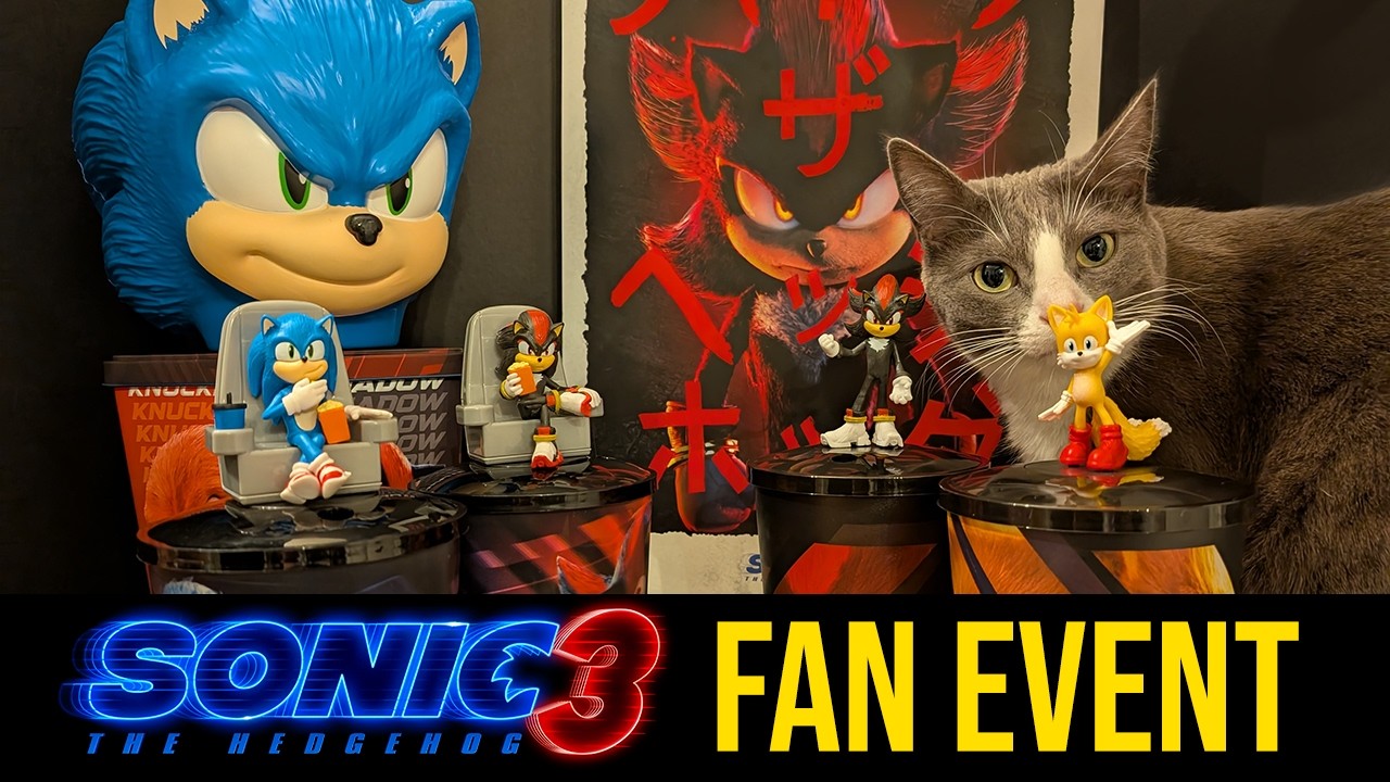 Sonic 3 AMC Fan Event - Merch/Movie Review (spoilers in the 2nd half)