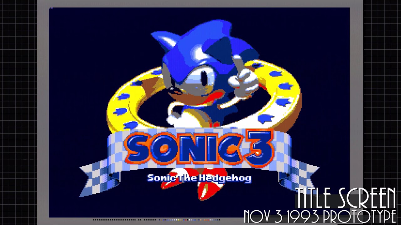 Sonic 3 Beta Title Screen OST
