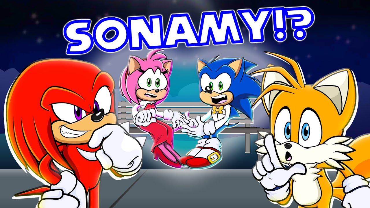 Sonic and Amy are DATING!? - Knuckles and Tails REACT to 