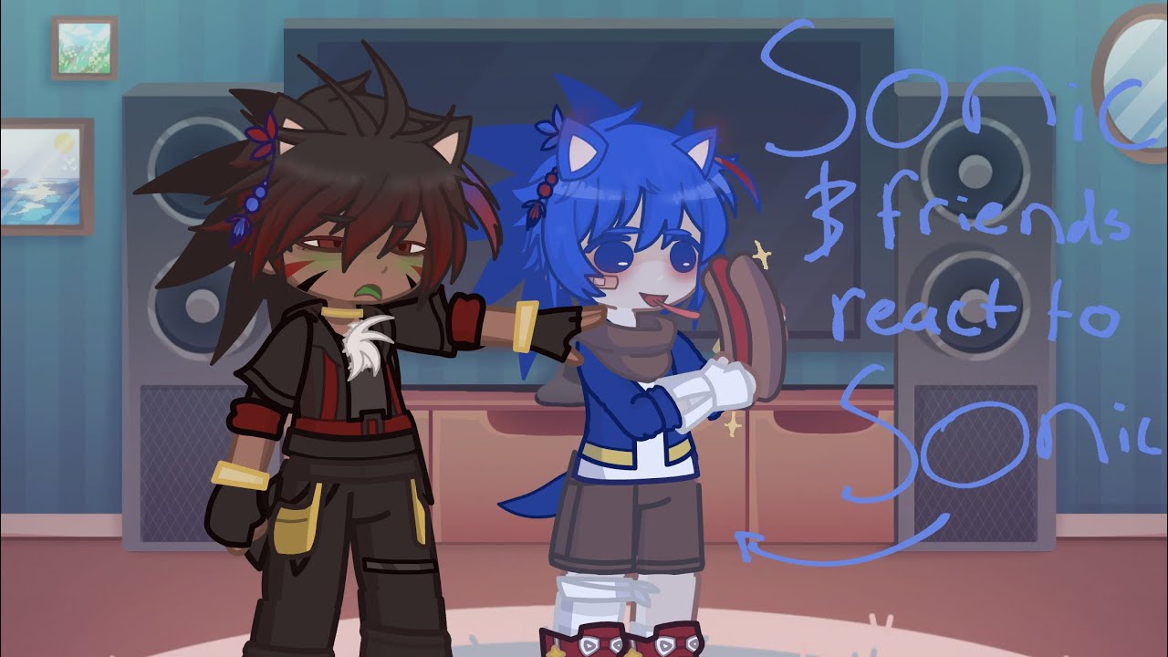 Sonic and friends react to Sonic// SONADOW// Angst// my au