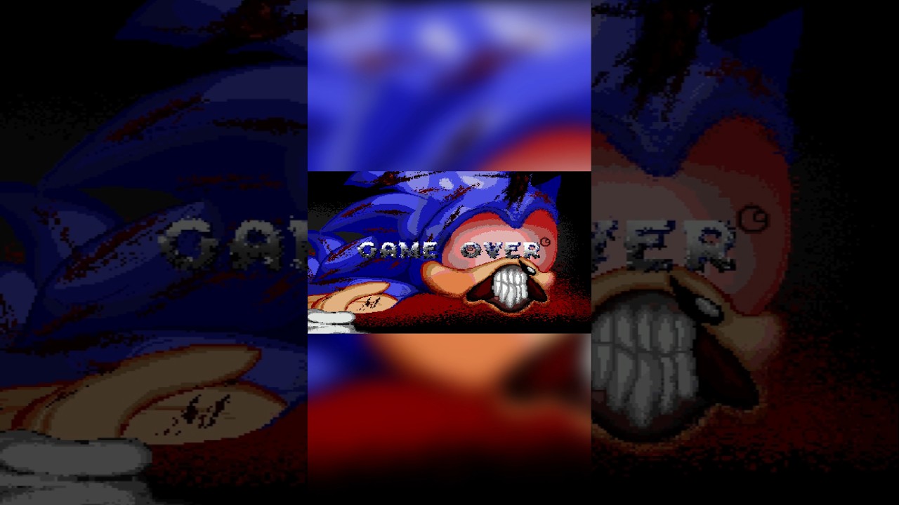 SONIC GETS EATEN ALIVE! (Creepypasta - Sonic) #shorts #viral #sonic #creepypasta #exe #sonicexe #rip