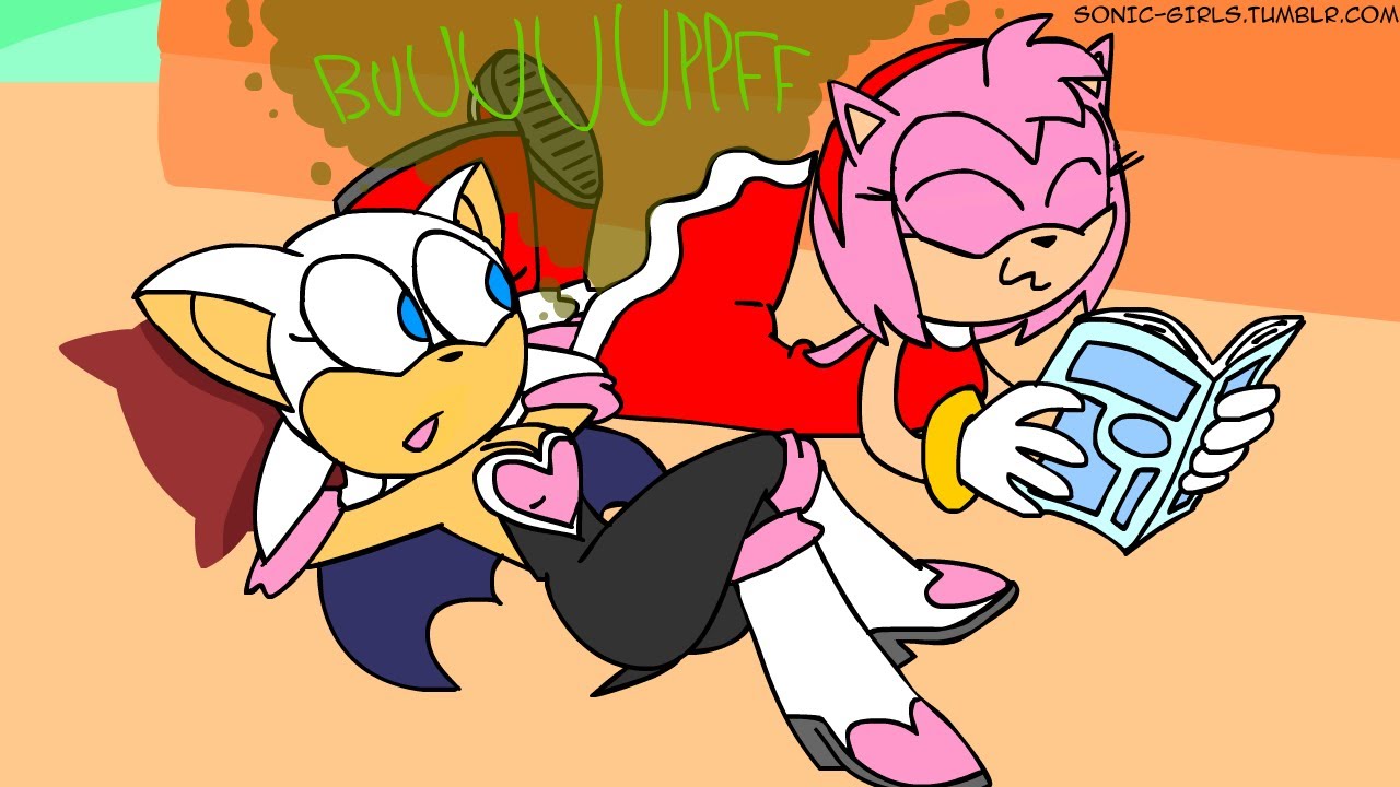 Sonic Girls Farting Comic: Shameless Amy (voiced)