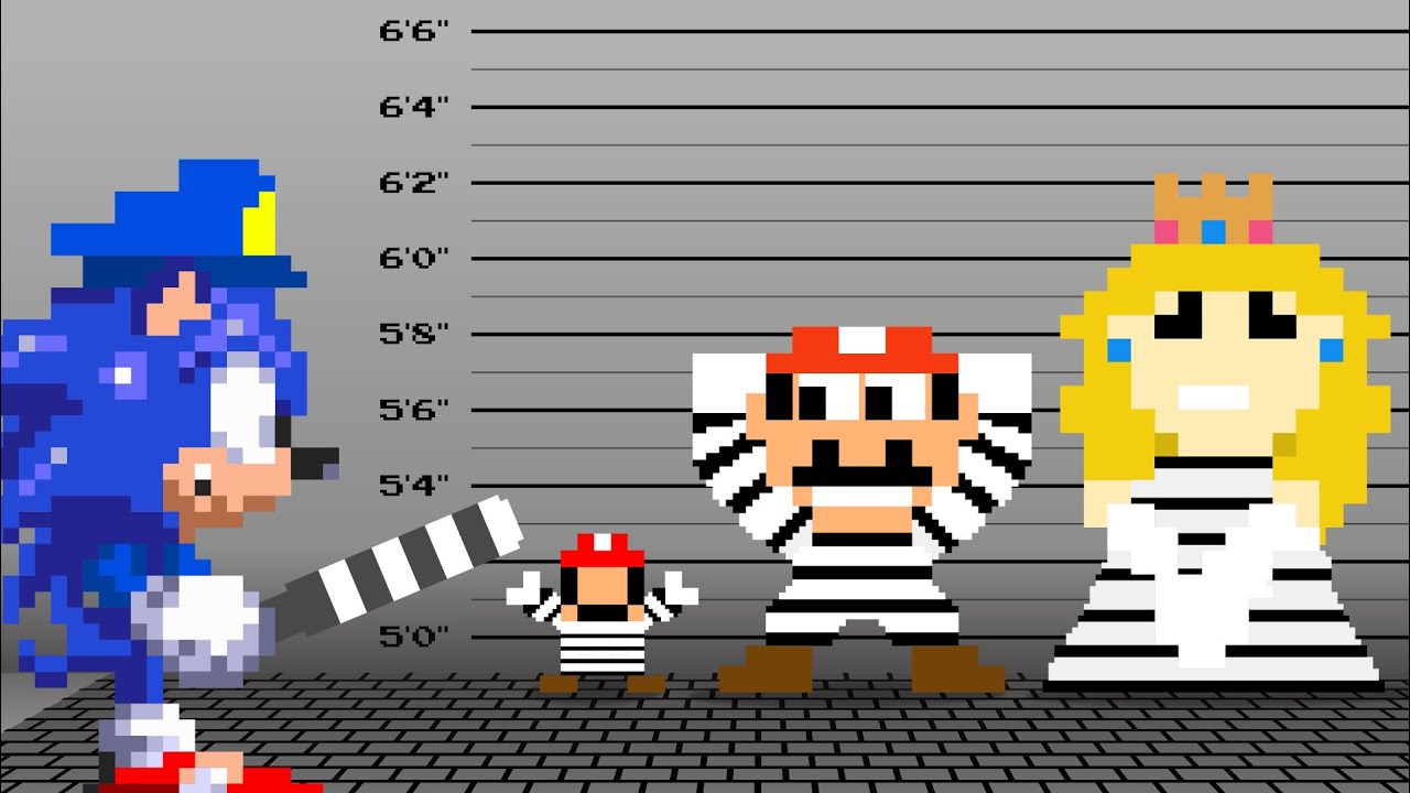 Sonic Locked Family Mario in Prison For 24 HOURS Challenge!