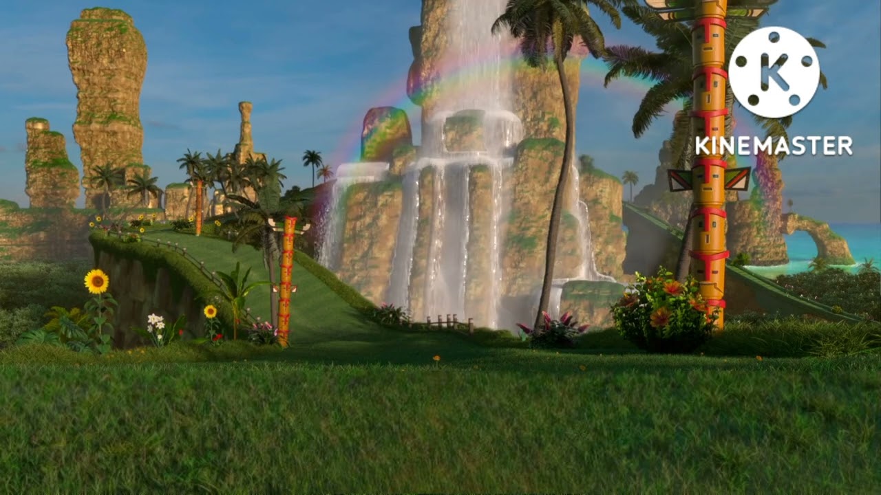 Sonic Movie Green Hill Zone Background Credit To @CosmicKidsYoga