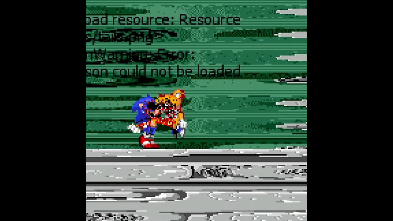 Sonic Rips Tails Face Apart #shorts