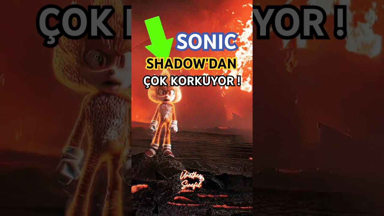 Sonic Shadow'dan Ölesiye Korkuyor 🤯 | Sonic 3 #RamadanwithYouTube