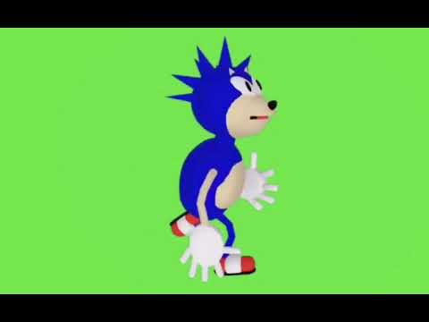 Sonic Slap Greenscreen