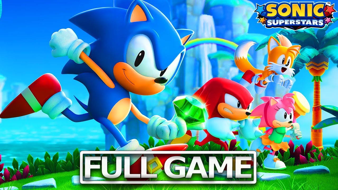 SONIC SUPERSTARS Full Gameplay Walkthrough / No Commentary【FULL GAME】HD