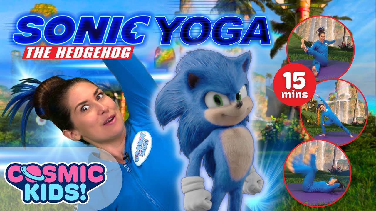 Sonic The Hedgehog | A Cosmic Kids Yoga Adventure! 🔵 💨 Sonic Videos for Kids