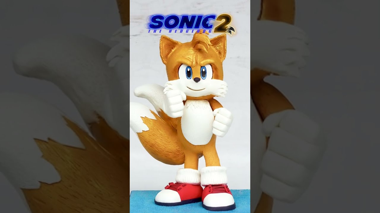 Sonic the Hedgehog 2 cake - Miles 