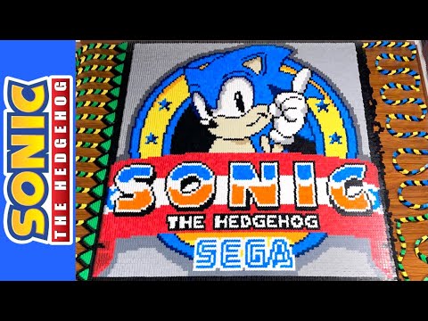 Sonic the Hedgehog 30th Anniversary (IN 200,000 DOMINOES!)