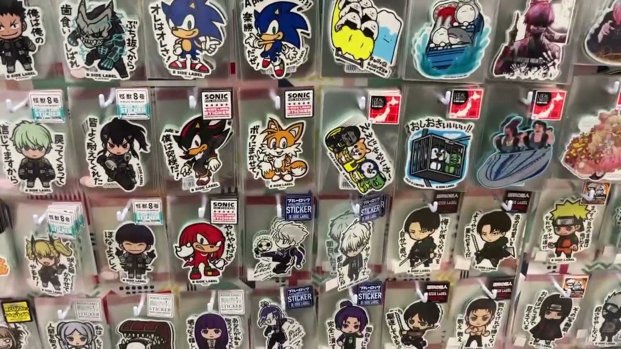 Sonic the Hedgehog and Digimon B-Side Labels at Fuji-Q Highland Theme Park (Japan Adventure 2024)