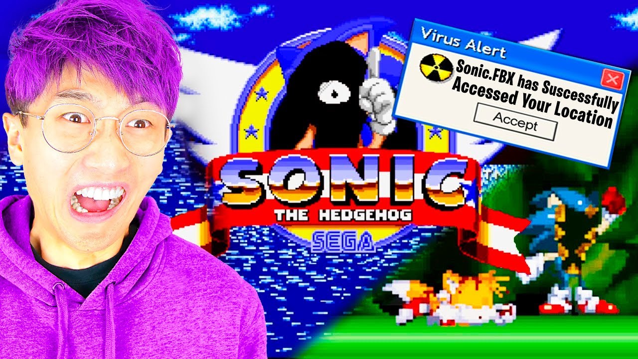 SONIC.FBX HACKED OUR COMPUTER AT 3AM?! (CRAZY NEW SONIC GAME!)