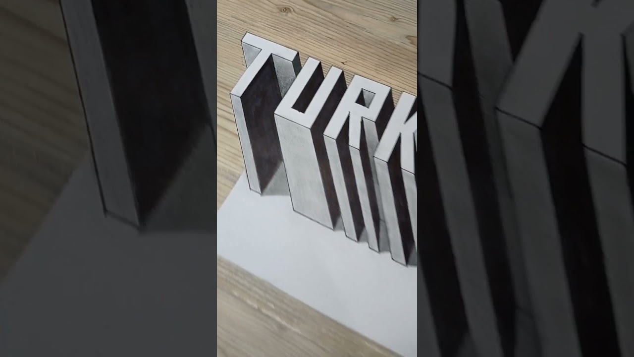 sonunu görmeden yadırgamayın😊 #türkiye #shorts #drawing #karakalem #3d
