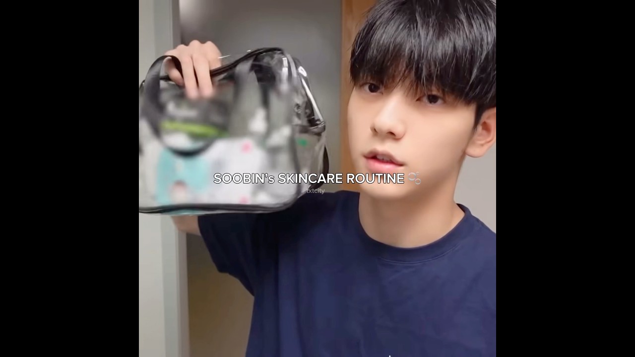 soobin’s skincare routine is the best! #trending #kpop #kpopidol #txt #txtsoobin #soobin #choisoobin